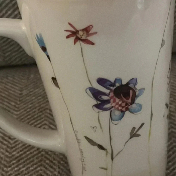 VTG Natural Life Multi-Colored Robbin Rawlings Graphic Coffee Mug Cup - Picture 7 of 11
